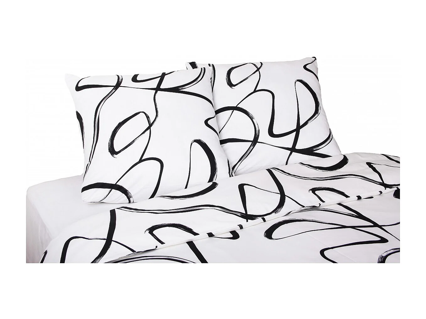 Set letto matrimoniale 200x200 cm+2 federe 65x65 cm 100% cotone