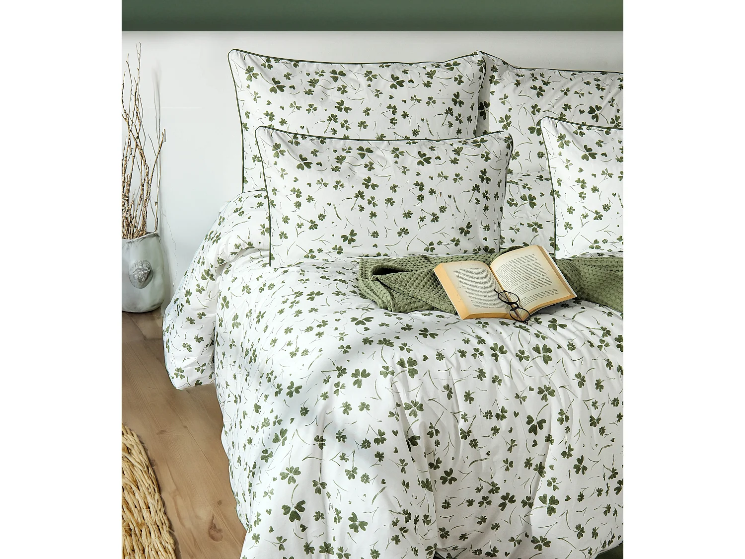 Jogo de cama para 2 pessoas 1 capa de edredão 200x200 cm+2 Fronhas 65x65 cm algodão