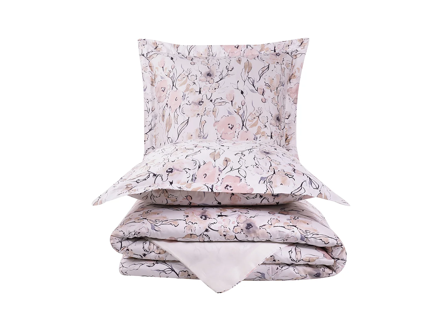 2 persoons beddengoed 240x220 cm+2 kussenslopen 63x63 cm katoensatijn