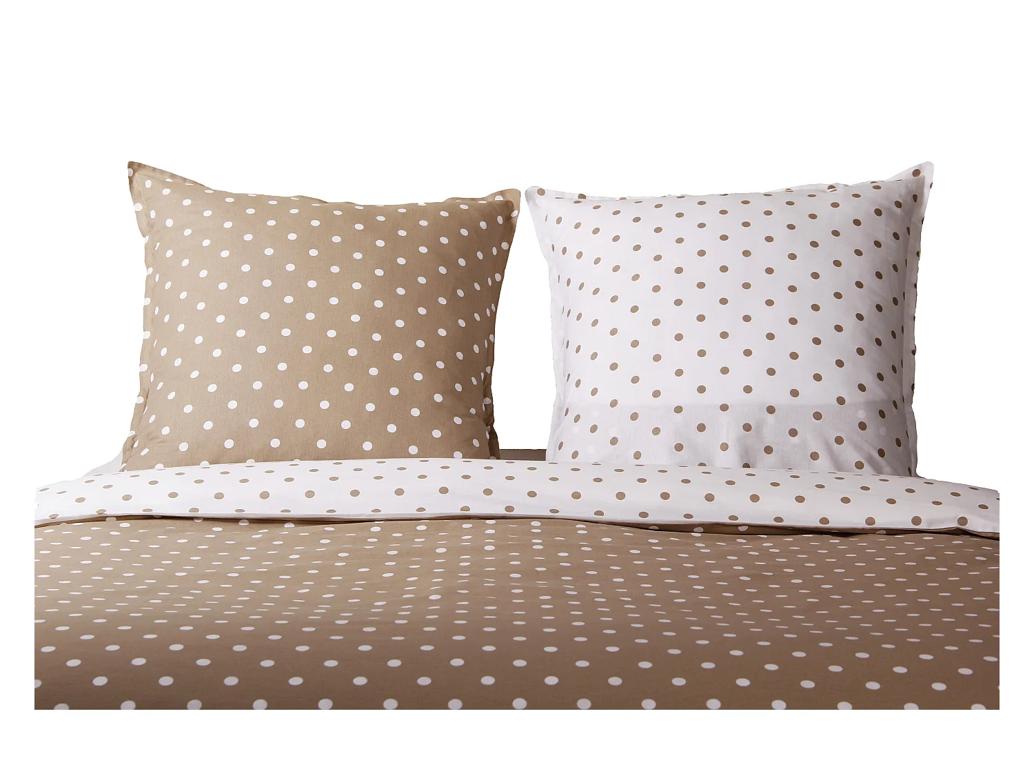 1 persoons beddengoed 140x200 cm+1 kussensloop 65x65 cm in katoen