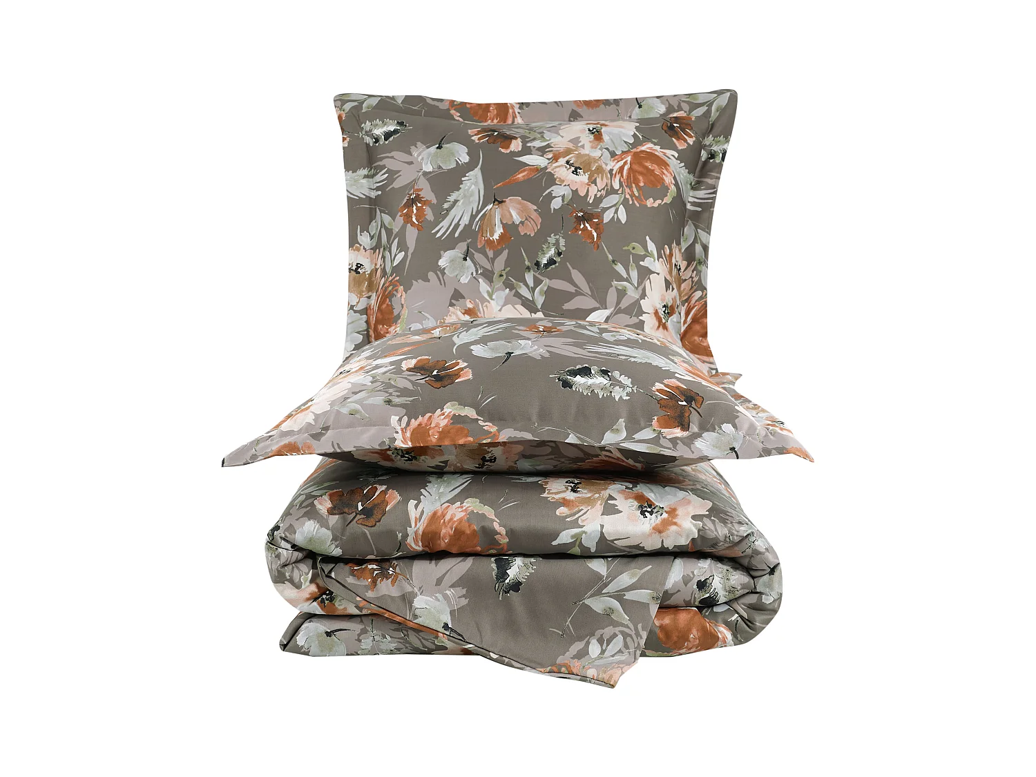 2 persoons beddengoed 240x220 cm+2 kussenslopen 63x63 cm katoensatijn