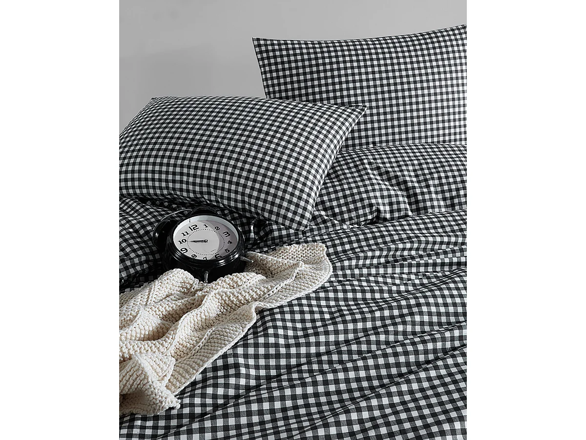 Jogo de cama para 2 pessoas 1 capa de edredão 240x220 cm+2 Fronhas 65x65 cm algodão