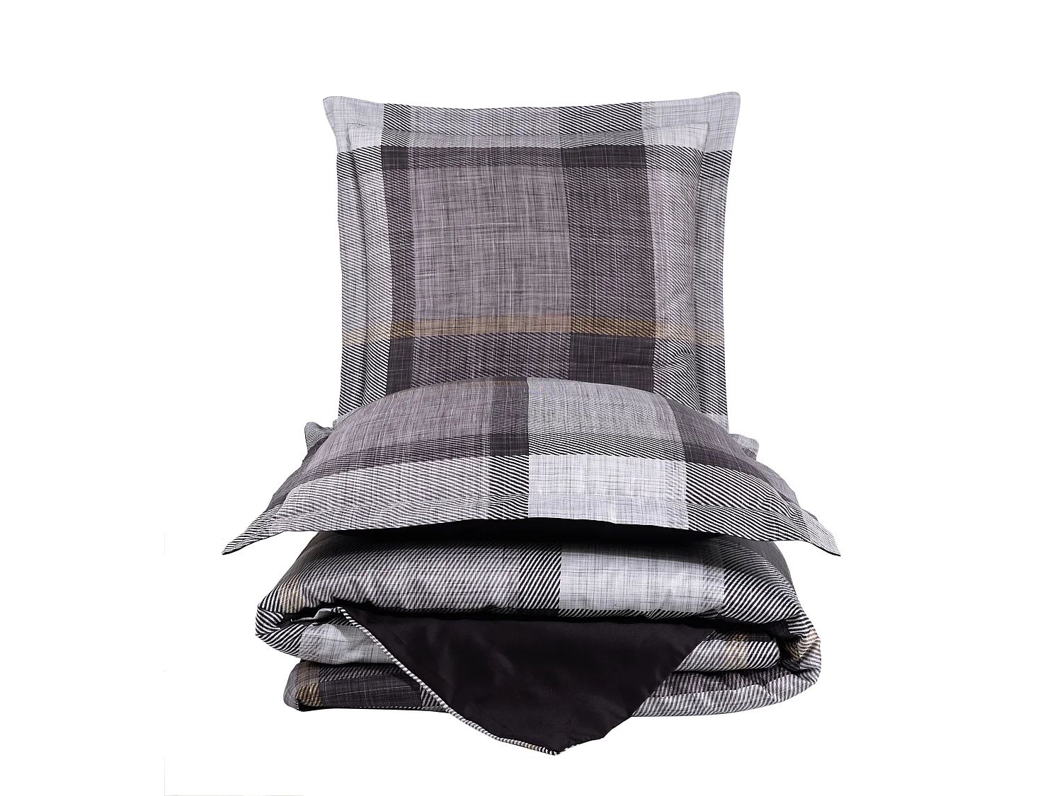 Housse de couette + taie(s) oreiller satin de coton "Dunloe"