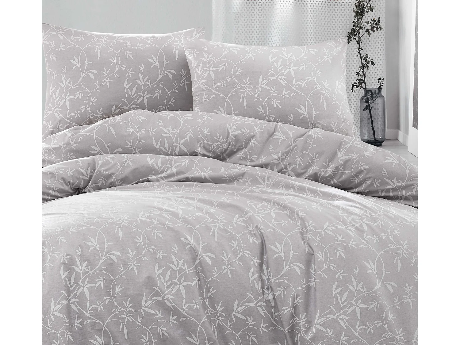 Parure de lit  2 personnes  240x220 cm coton imprimé