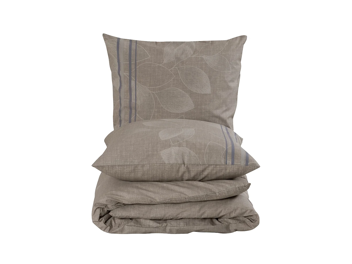 Housse de couette + taie(s) oreiller "Bernanda" 100% coton imprimé.