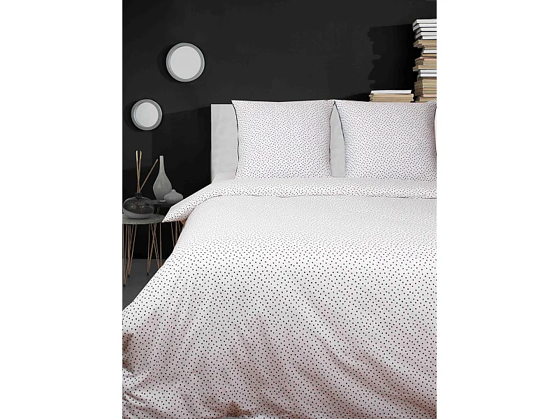 Jogo de cama para 2 pessoas 1 capa de edredão 240x220 cm+2 Fronhas 65x65 cm algodão