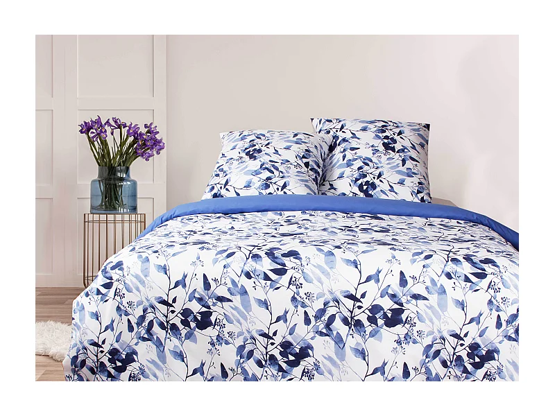 Bettwäschegarnitur für 1 Person 140x200 cm+ 1 Kopfkissenbez 65x65 cm