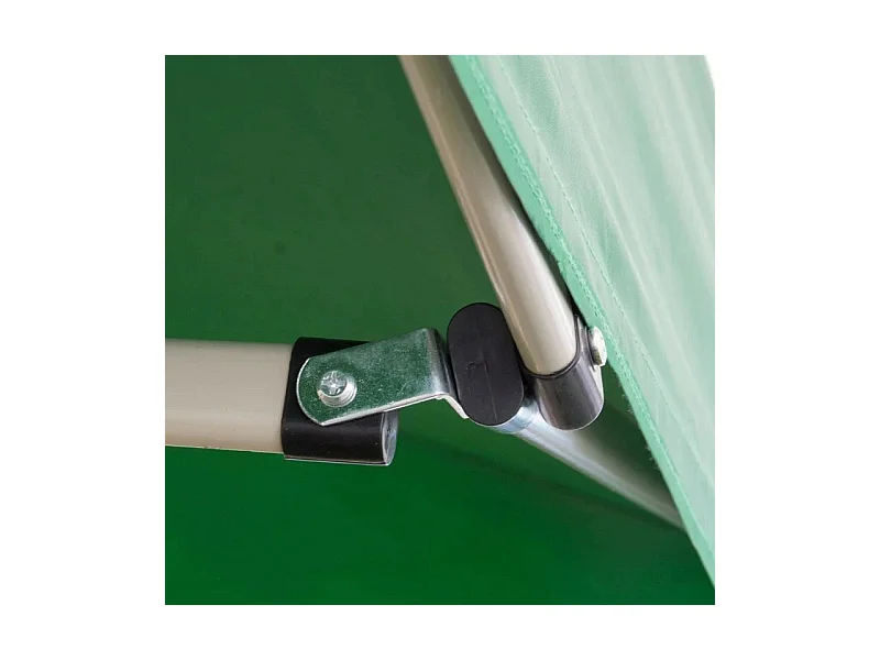 X 3 Zielona składana altana pokryta wodoodpornym PVC