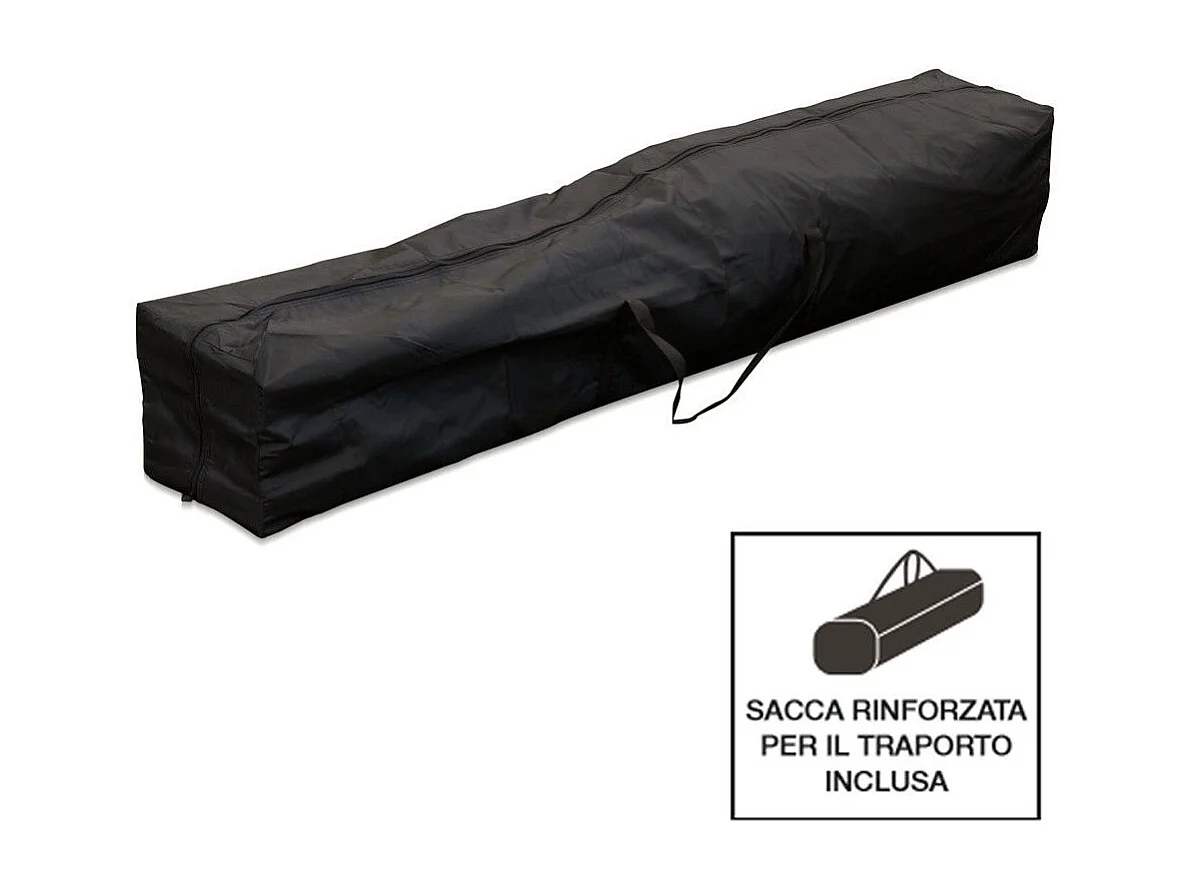 Faltbarer Faltpavillon 3 x 3 grün mit wasserdichtem PVC überzogen