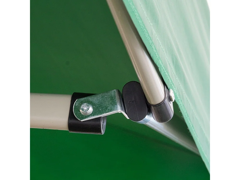 Gazébo pliable pliable 3x3 Vert recouvert de PVC imperméable