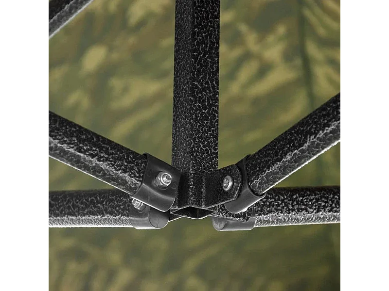 Gazebo dobrável dobrável 3 X 3 Camuflagem revestido em PVC impermeável