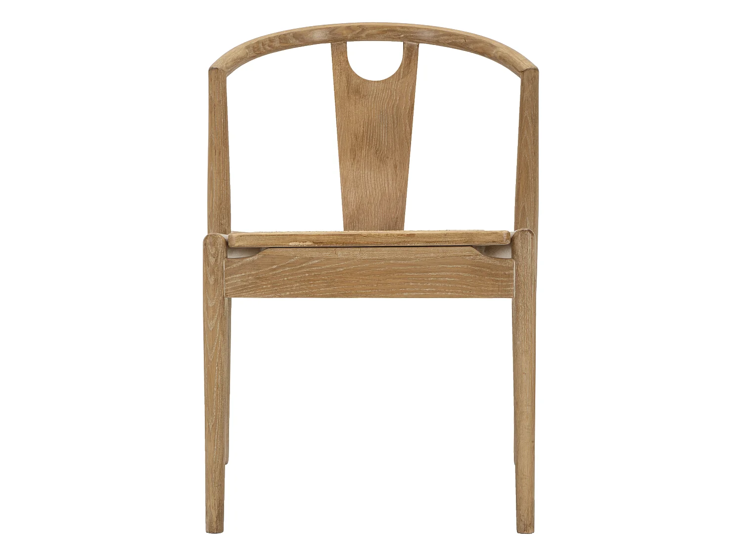 Set van 2 Japanse stoelen -B- 56x53x76 cm van essenhout en gevlochten rotan, bruine kleur - Oosterse boho chic stijl