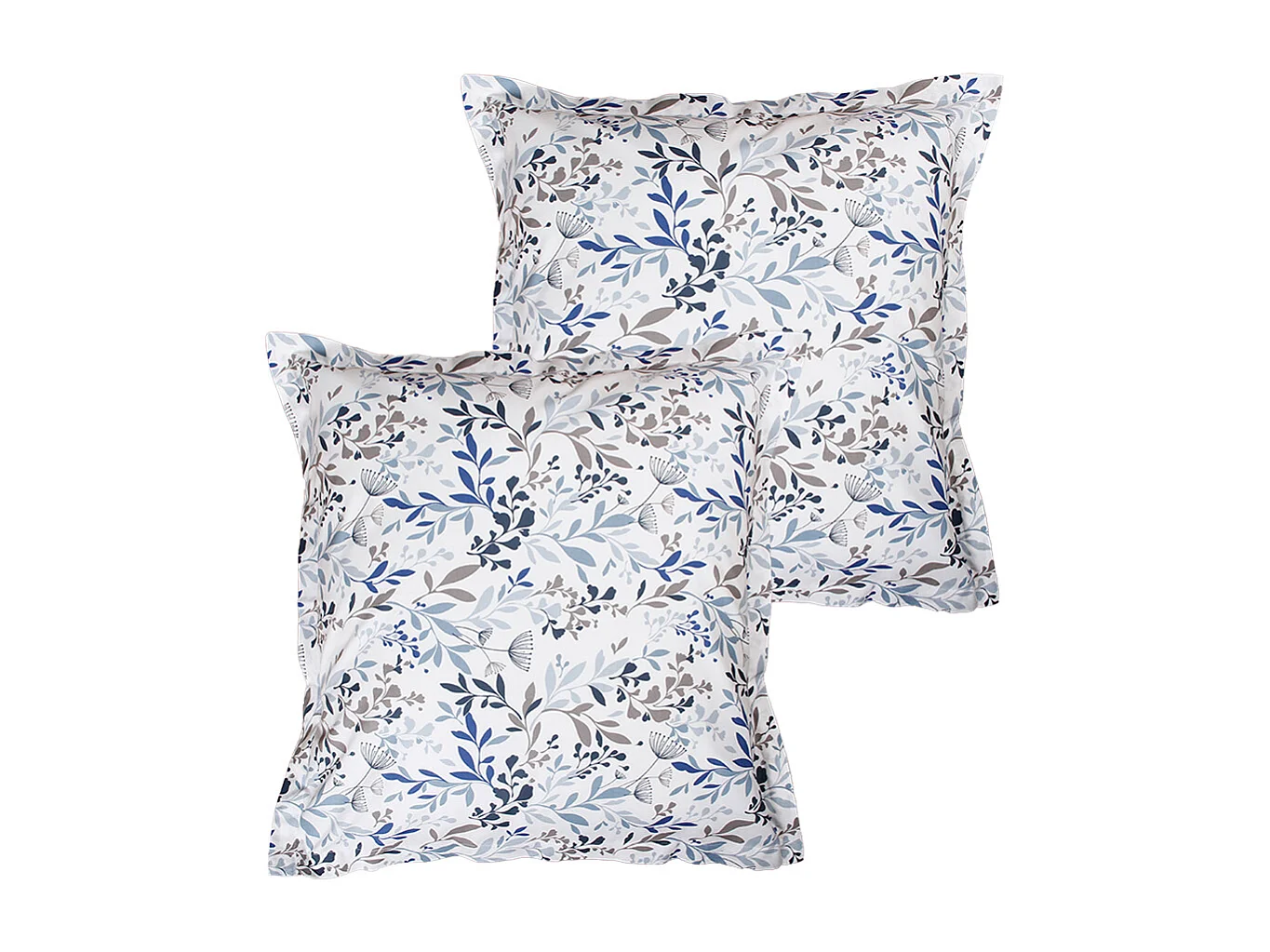 Lot de 2 Taies d'oreiller coton imprimé Ramielle