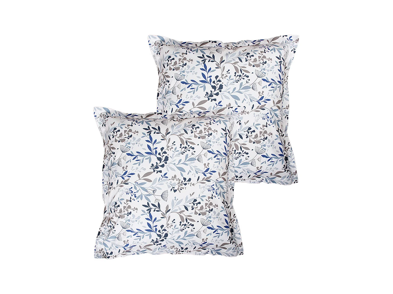 Lot de 2 Taies d'oreiller coton imprimé Ramielle