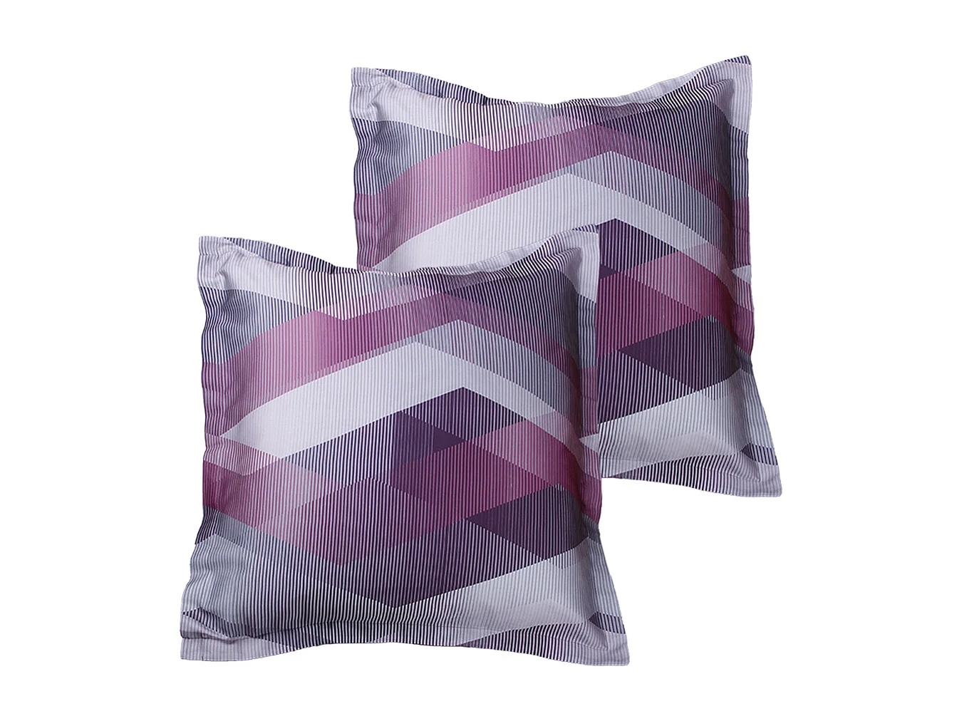 Set van 2 kussenslopen 63x63 cm katoensatijn