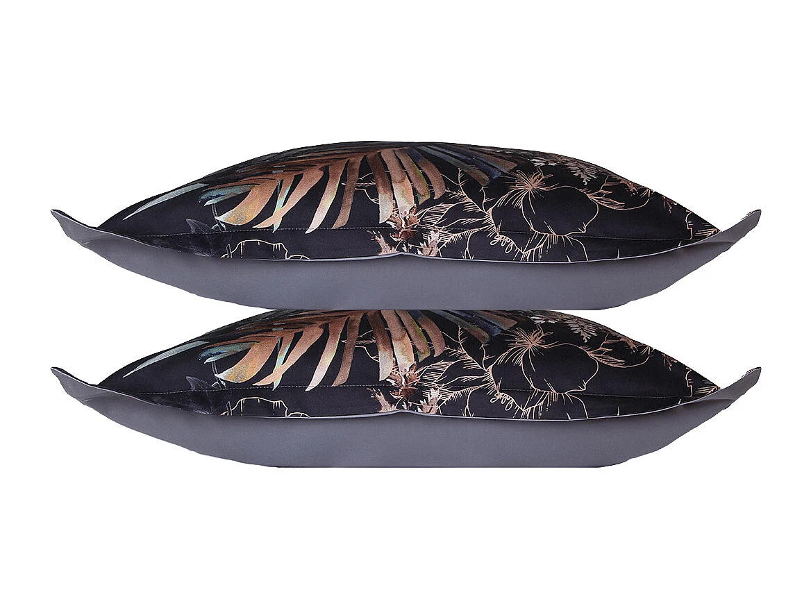 Lote de 2 fronhas 50x70 cm cetim de algodão