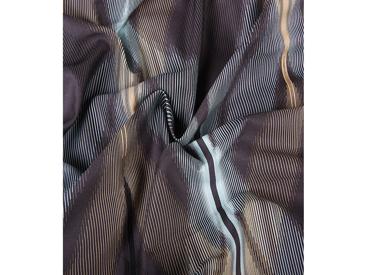 Lot de 2 Taies d'oreiller satin de coton imprimé La mer