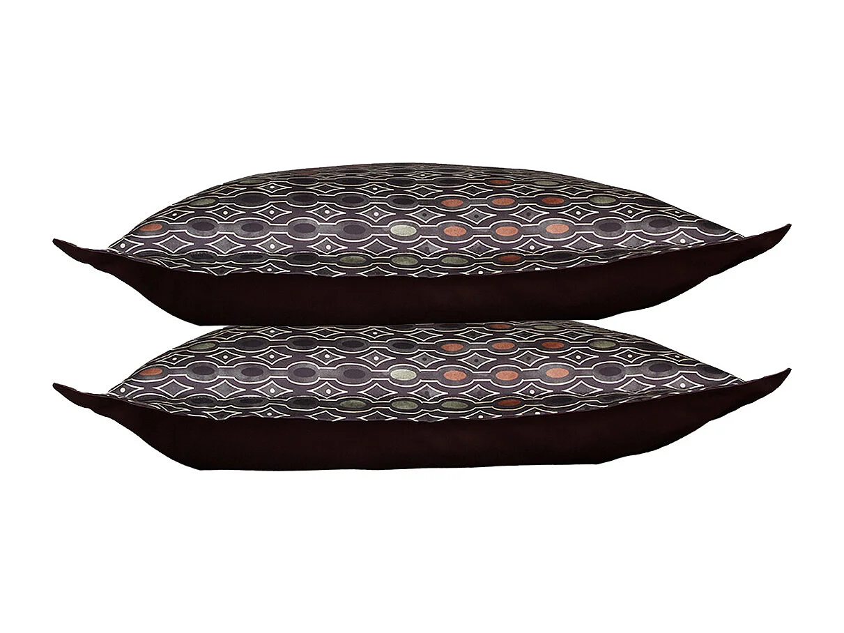 Set di 2 federe 50x70 cm raso di cotone