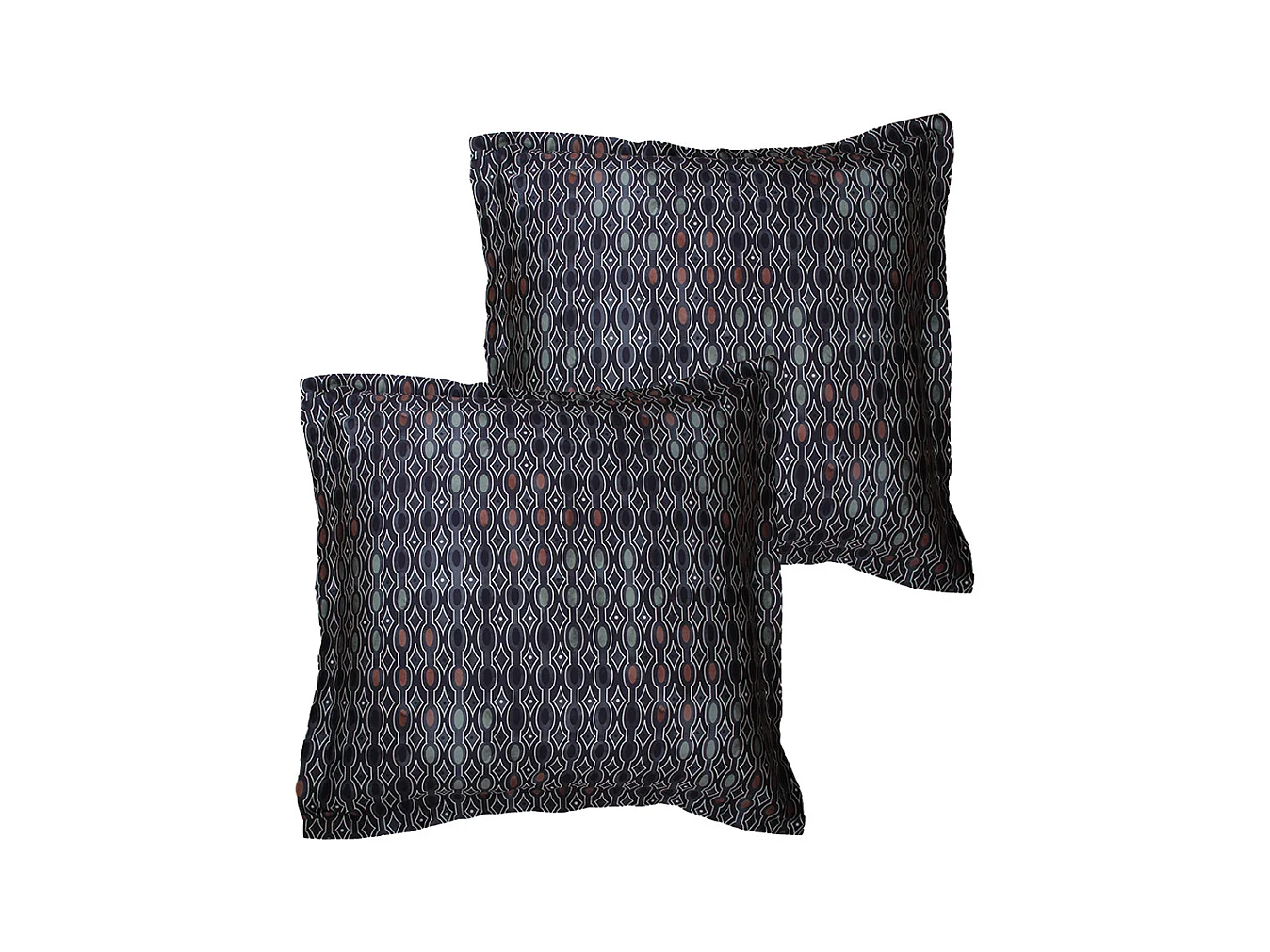 Set van 2 kussenslopen 63x63 cm katoensatijn