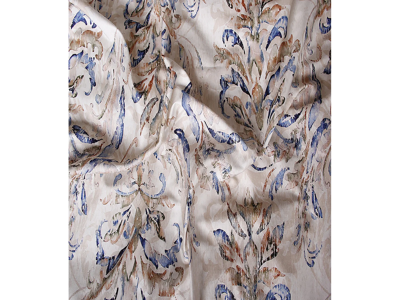 Lot de 2 Taies d'oreiller satin de coton imprimé Fageut