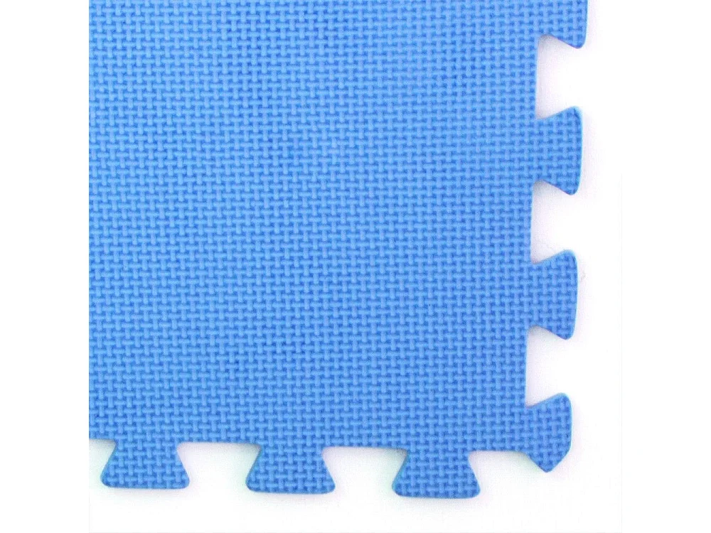 6PCS Weiche Puzzlematte für Schwimmbad 60X60X0,8 BLAU DH43871