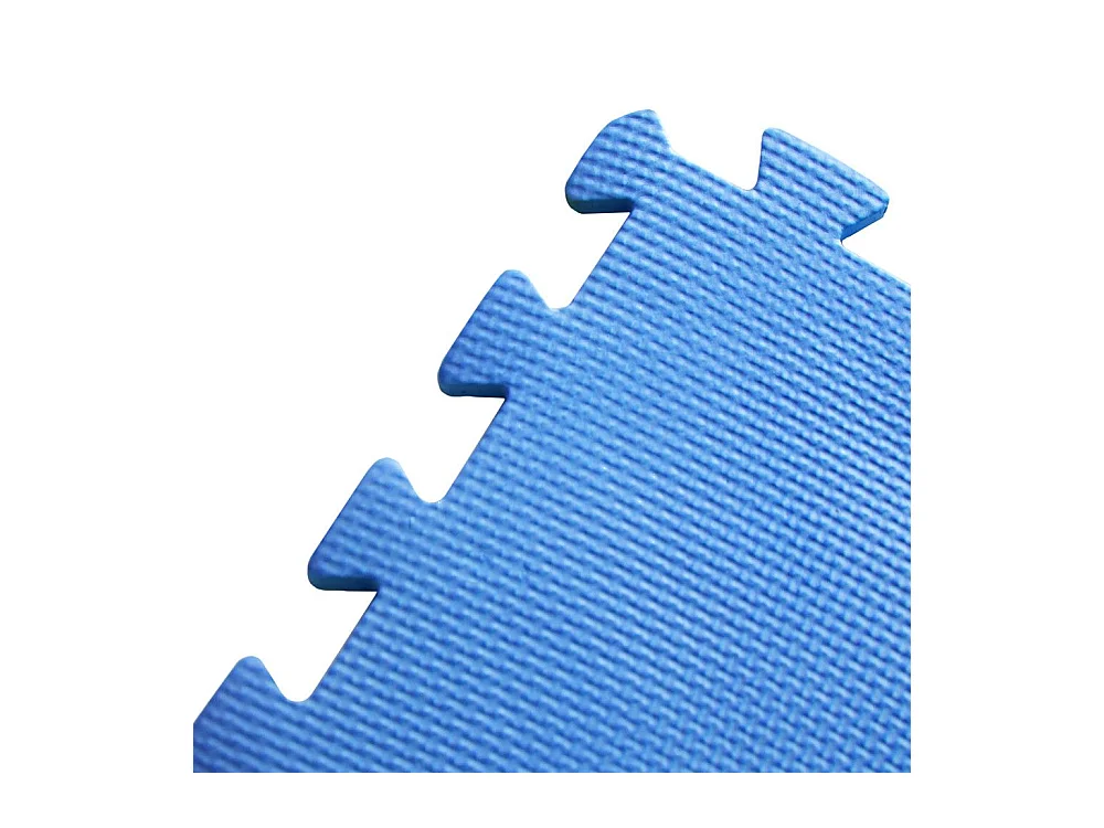 6PCS Weiche Puzzlematte für Schwimmbad 60X60X0,8 BLAU DH43871