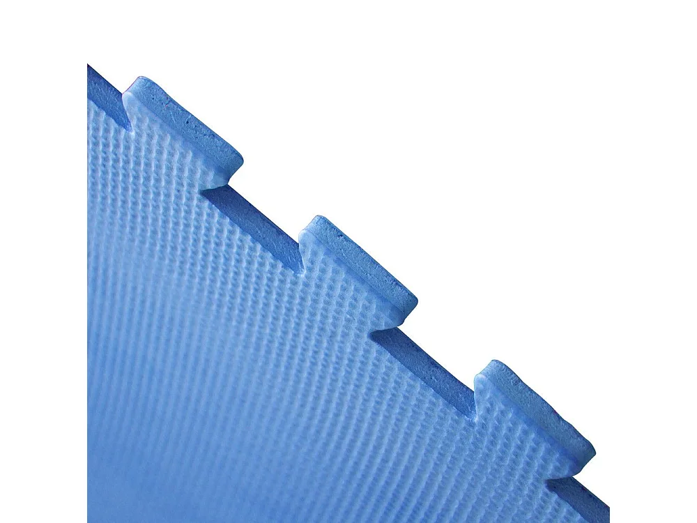 6PCS Weiche Puzzlematte für Schwimmbad 60X60X0,8 BLAU DH43871