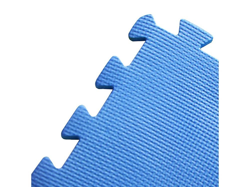 6PCS Weiche Puzzlematte für Schwimmbad 60X60X0,8 BLAU DH43871
