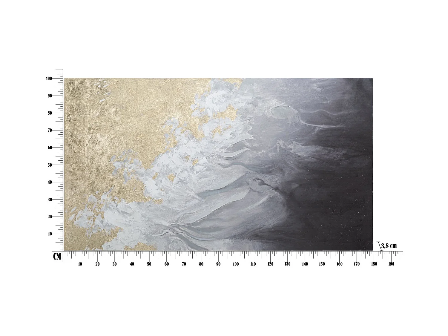 SCHILDERIJ OP DOEK ACTIE 180X3,8X100 CM