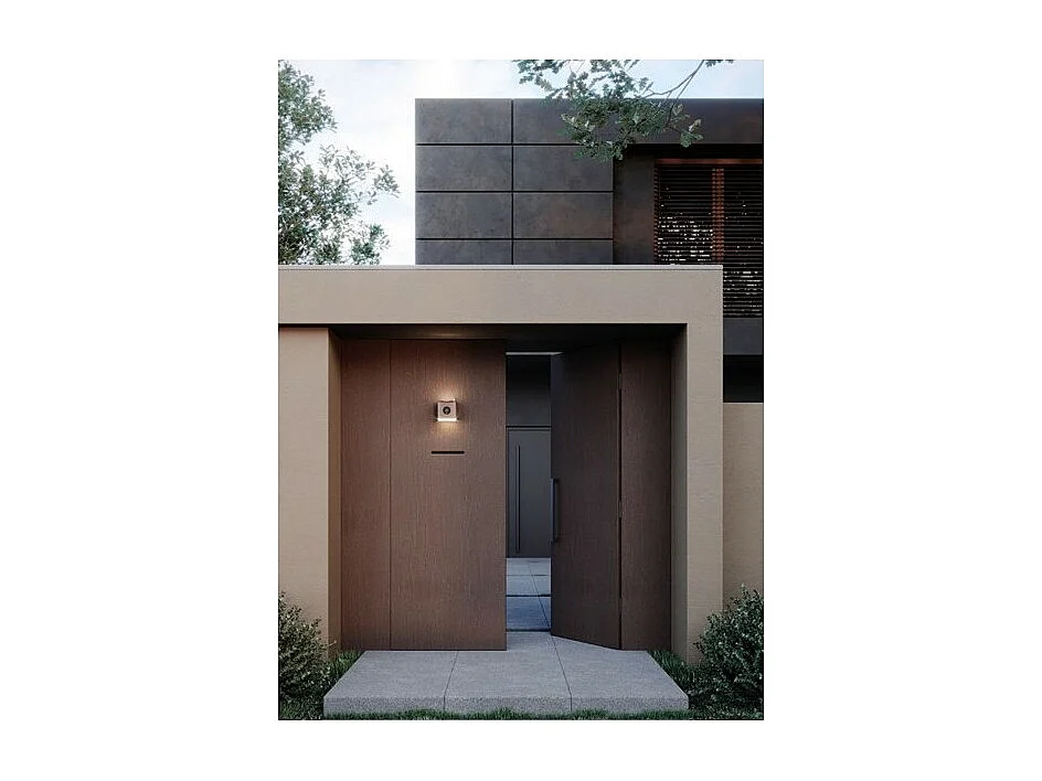 Kinkiet LED o mocy 12 W z kamerą IR 1080P kompatybilną z Tuya, Alexa i Google Home Corten