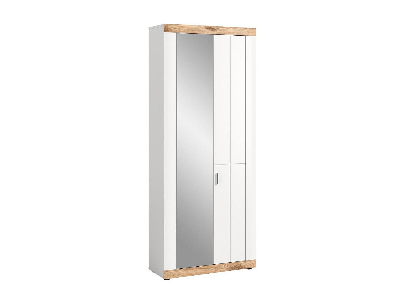 FSR145-W Schoenenkast Met 6 Kleppen, Schoenencommode Met 2 Haken Schoenenrek Schoenenkist Gangkast