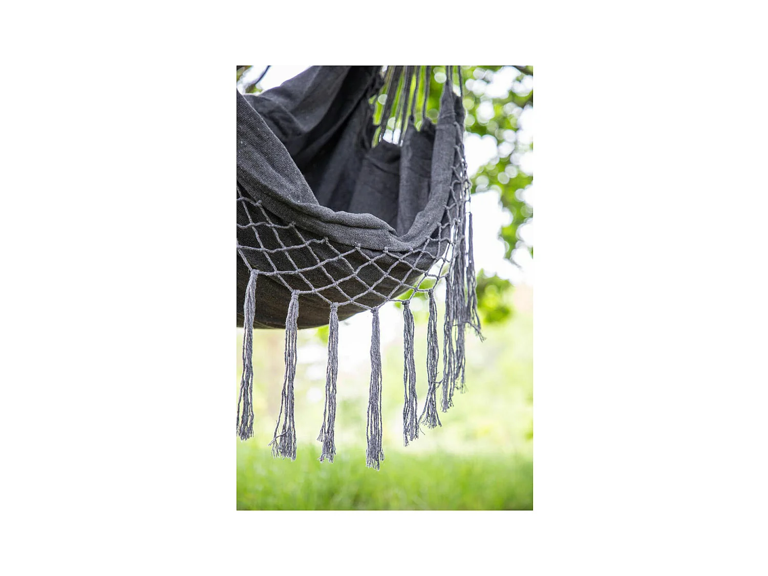 Fauteuil Suspendu en Tissu "Culasi" 120cm Gris