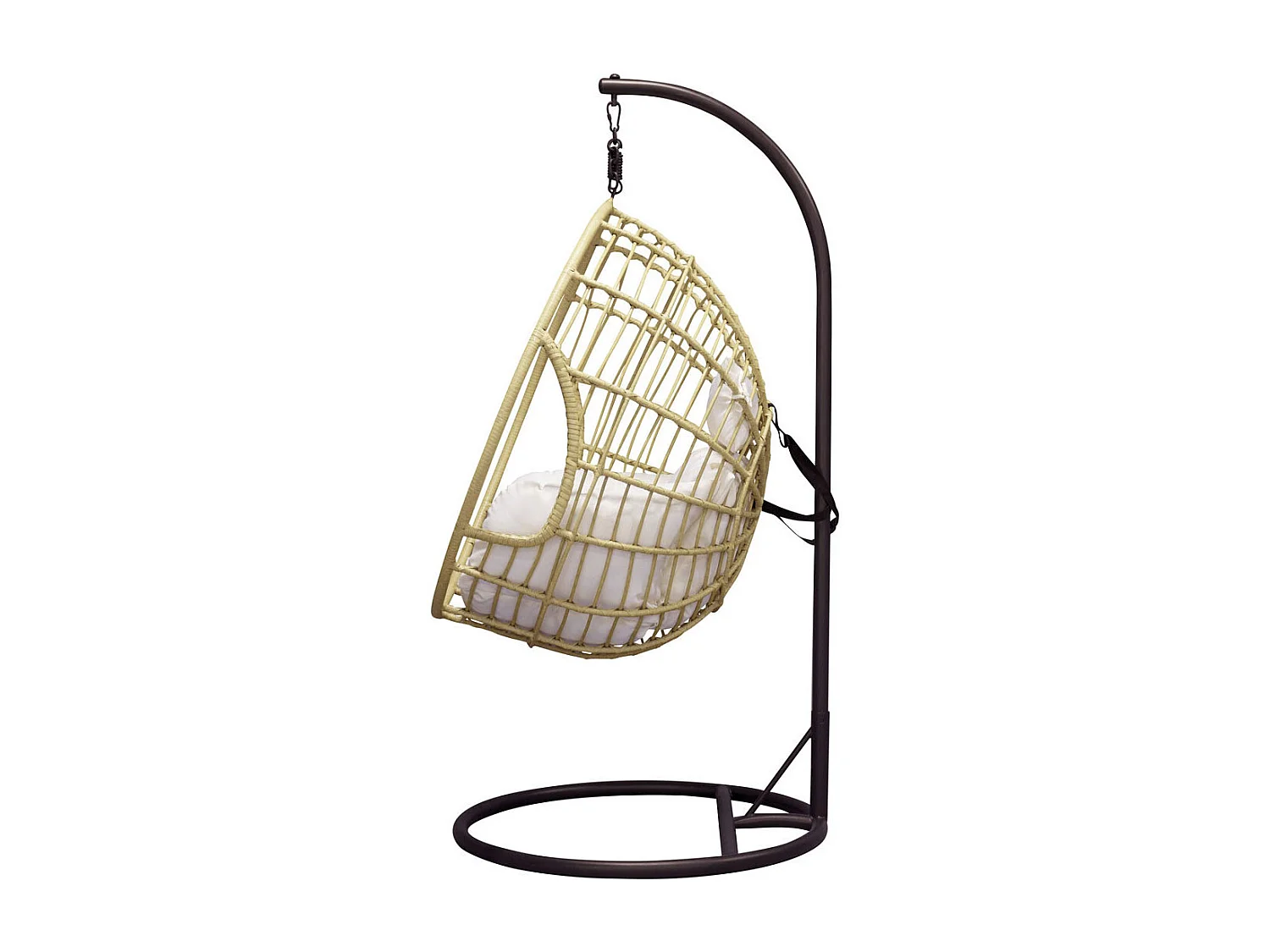 Viga Gartenstuhl hängend schwarz, natur.