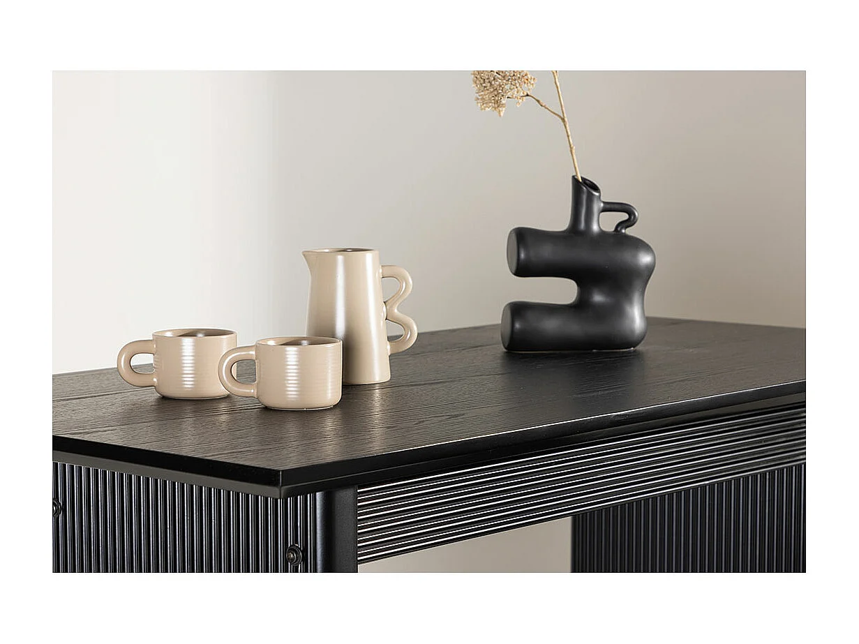 Table de Bar "Vail" 120cm Noir