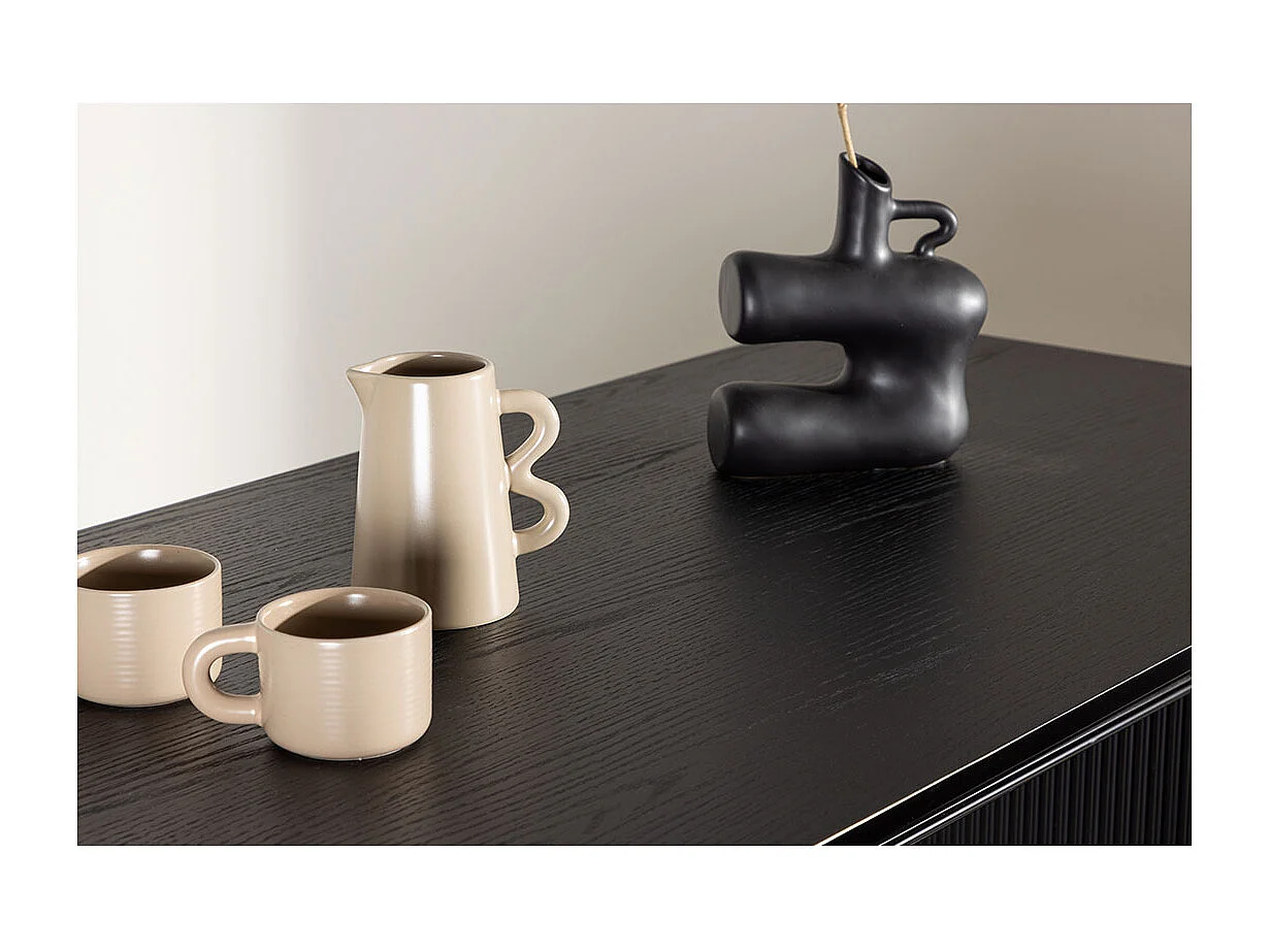 Vail table de bar 60x120 cm noir.
