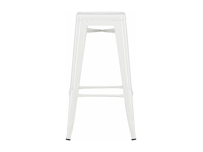 Tabouret de Bar en Métal "Tempe" 76cm Beige