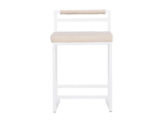 Opelika tabouret de bar velours beige.