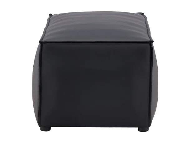 Banc Pouf Design "Palermo" 119cm Noir