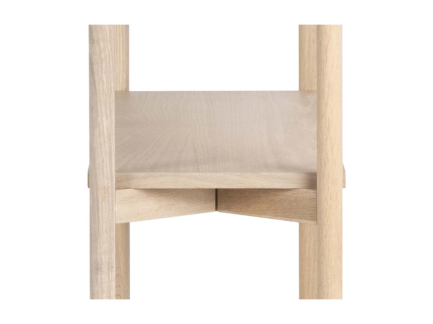 Oxford bibliothèque 4 tablettes plaqué chêne.