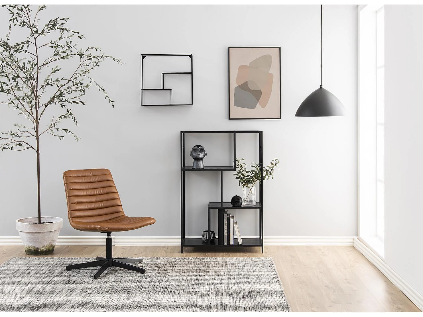 Sea bibliothèque 3 tablettes noir.