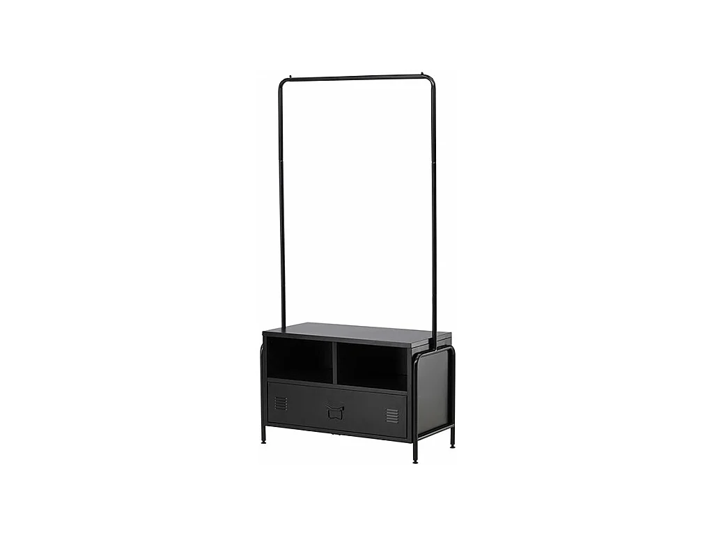 Portant à Vêtement Déco "Quito" 175cm Noir