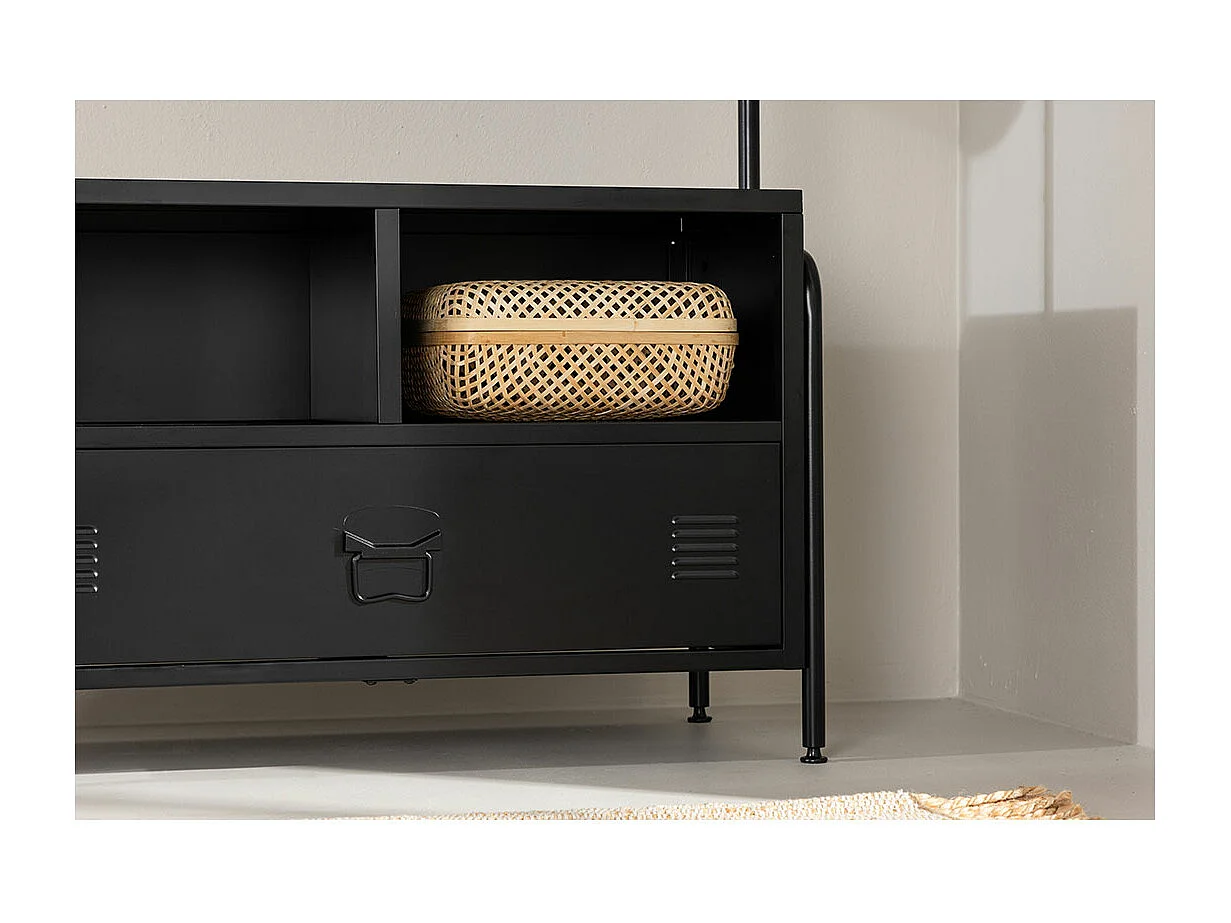 Portant à Vêtement Déco "Quito" 175cm Noir