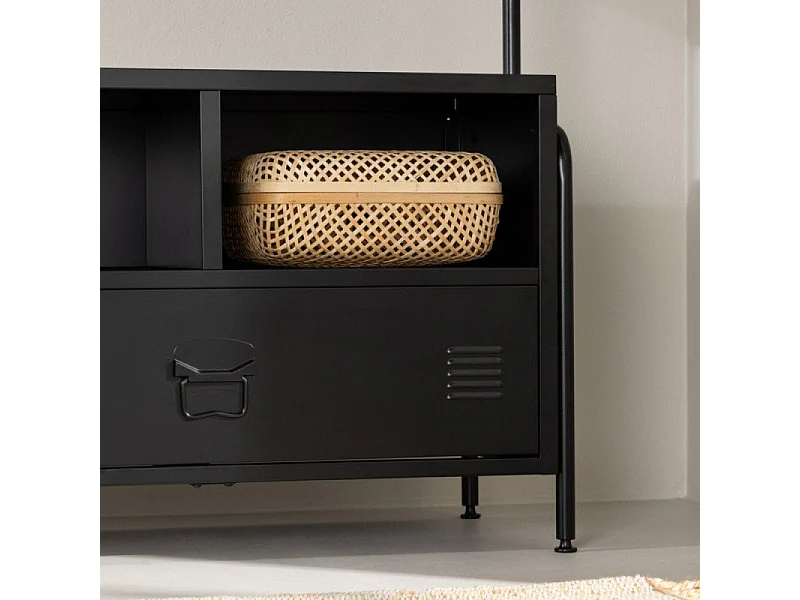 Portant à Vêtement Déco "Quito" 175cm Noir