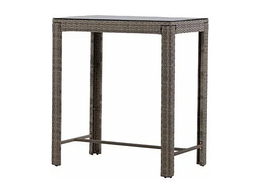 Table de Bar de Jardin "Alo" 110cm Gris