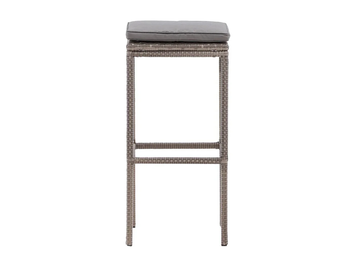 Tabouret de Bar de Jardin "Alo" 76cm Gris