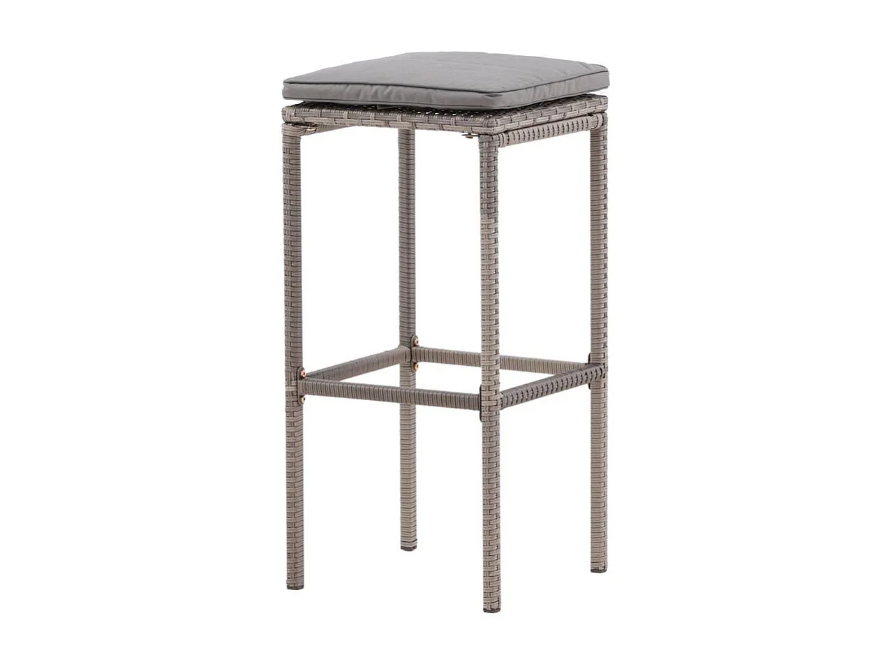 Tabouret de Bar de Jardin "Alo" 76cm Gris
