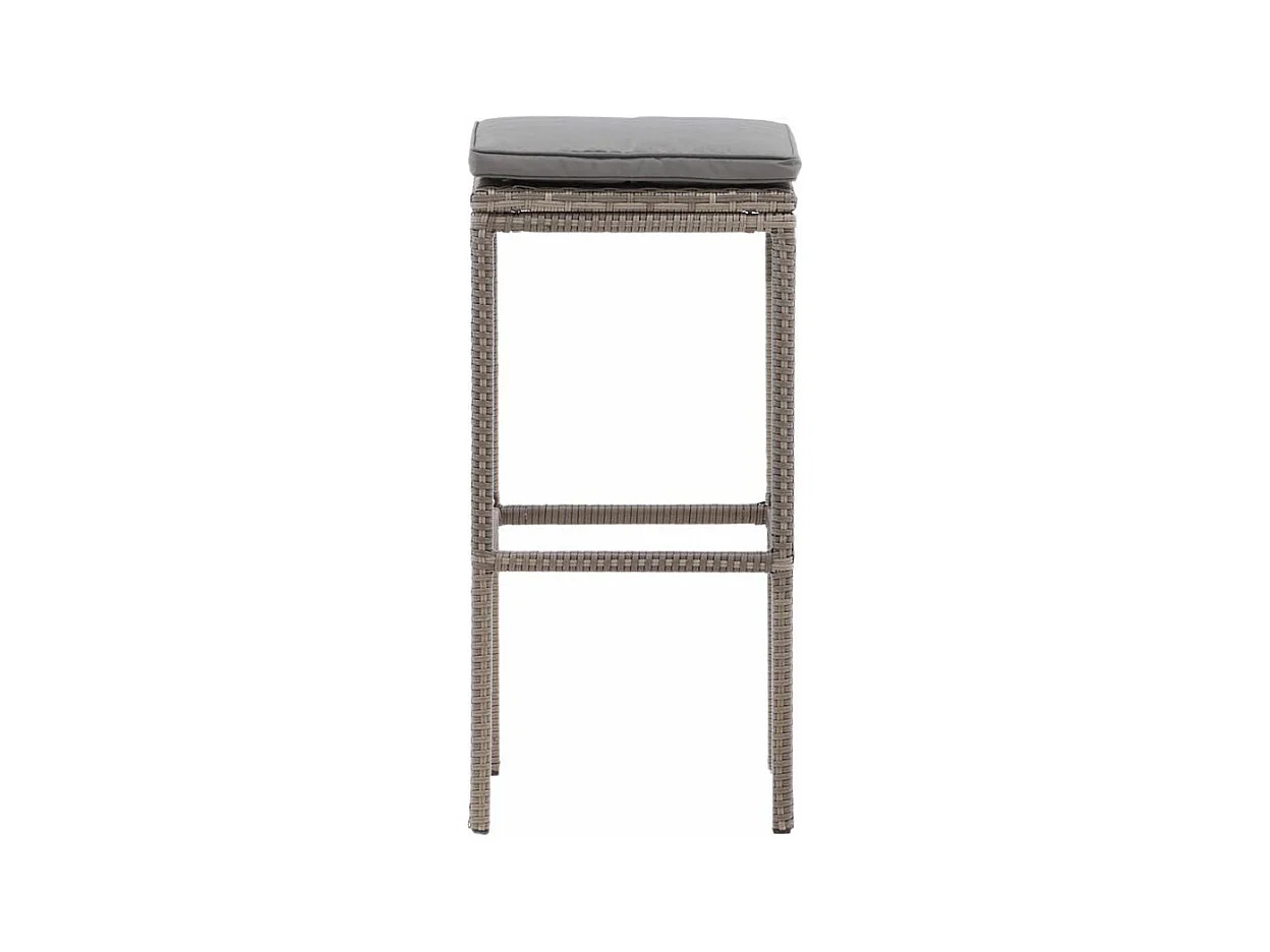 Tabouret de Bar de Jardin "Alo" 76cm Gris