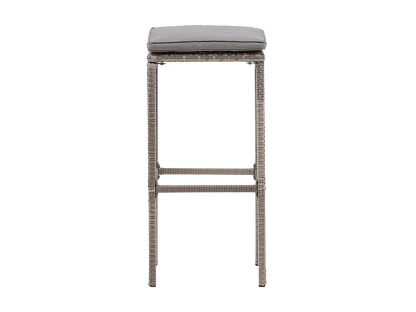 Tabouret de Bar de Jardin "Alo" 76cm Gri