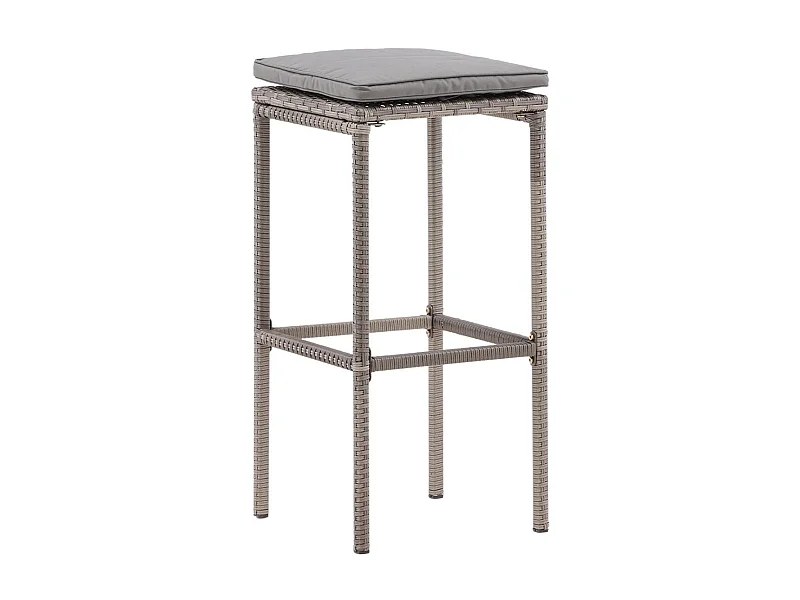 Tabouret de Bar de Jardin "Alo" 76cm Gris