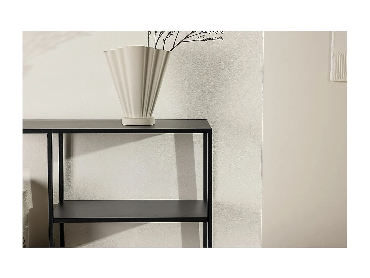 Console en Métal "Puno" 86cm Noir